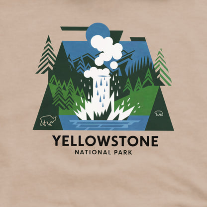 Yellowstone National Park Crewneck Sweatshirt Adventure and Outdoors Themed Sweatshirt