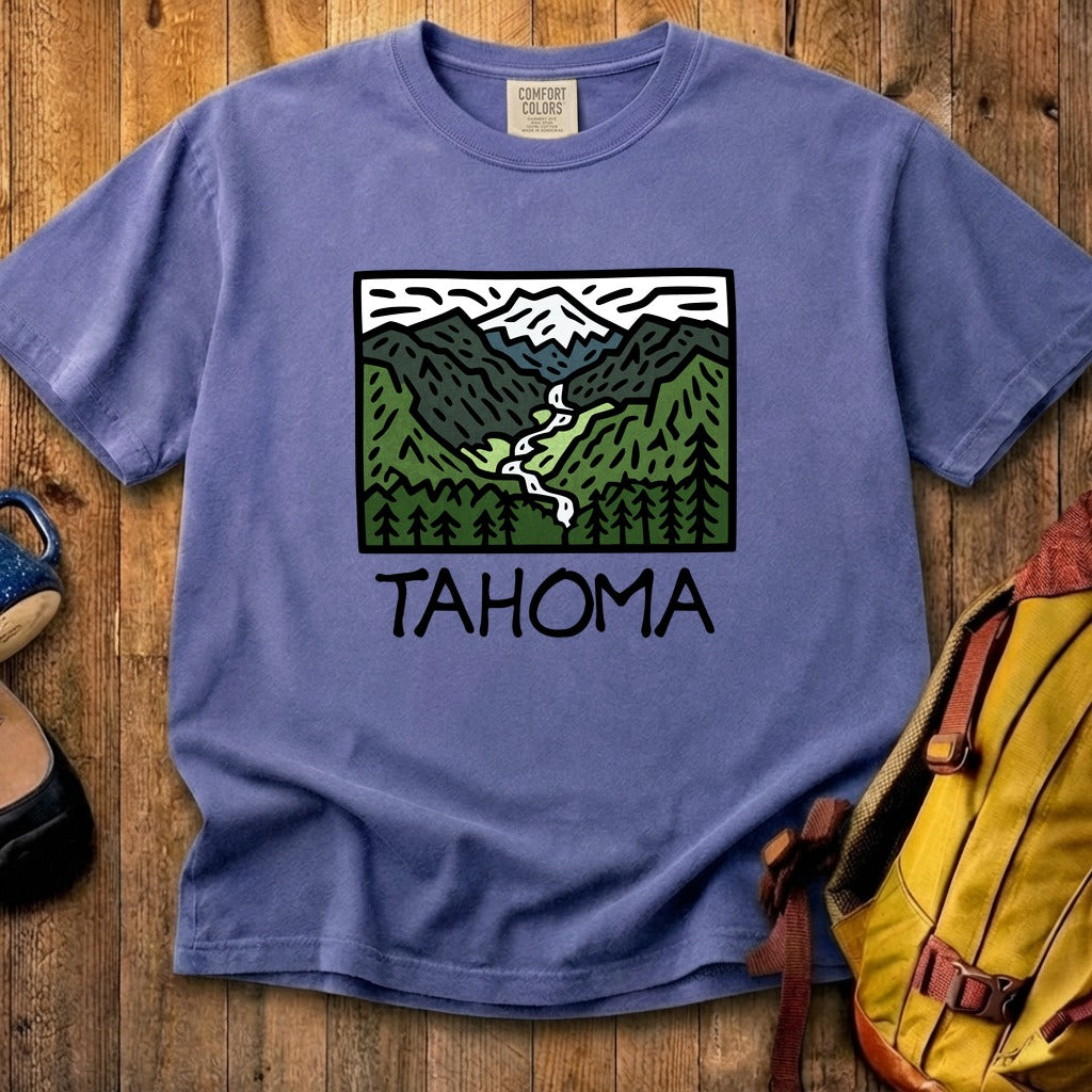 Tahoma Washington Cotton T-Shirt