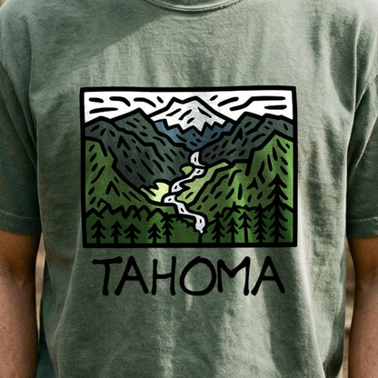 Tahoma Washington Cotton T-Shirt