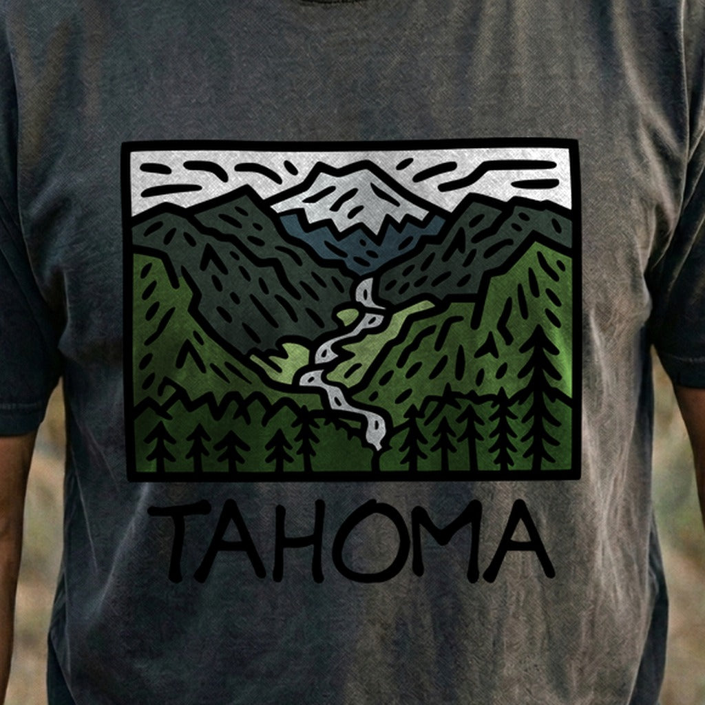 Tahoma Washington Cotton T-Shirt