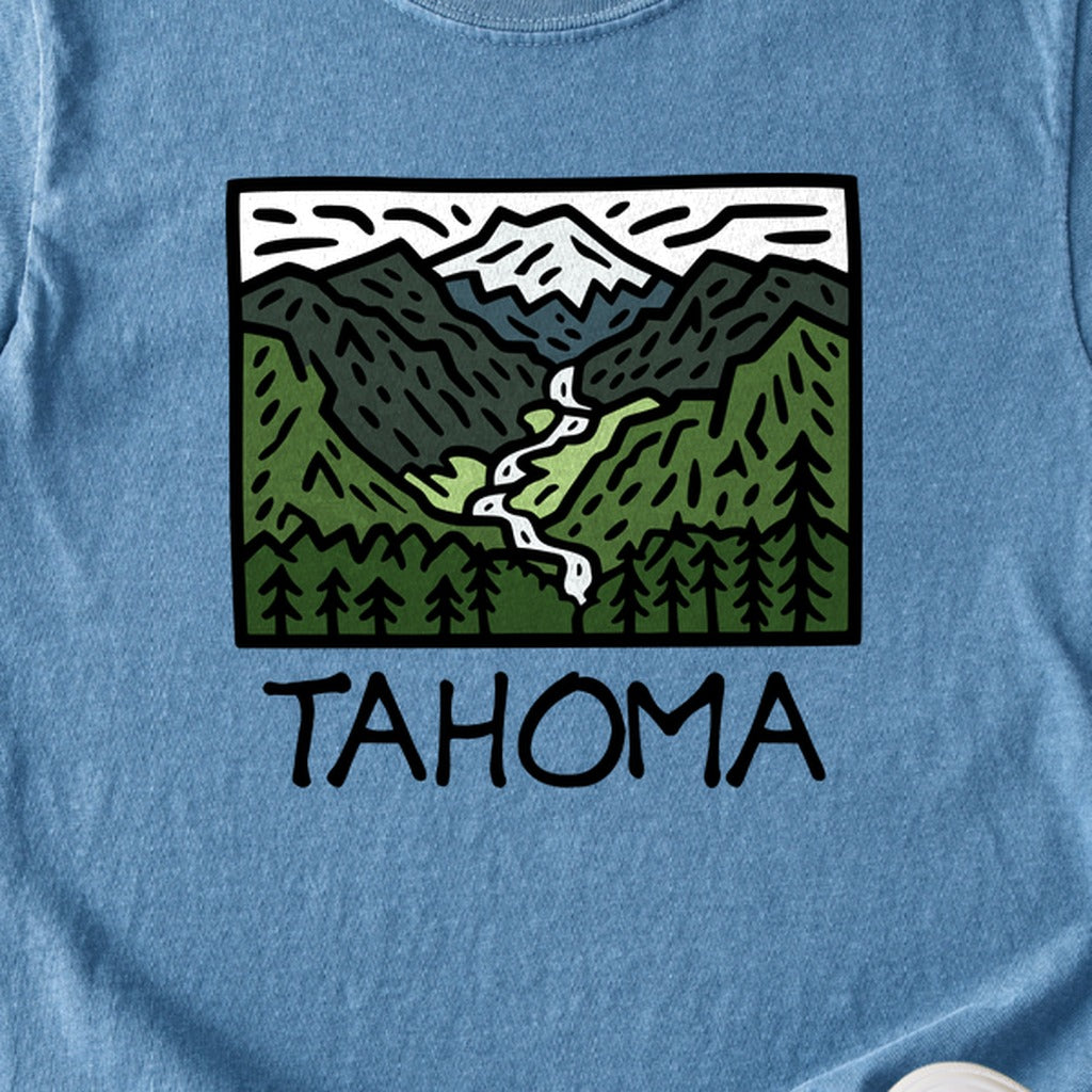 Tahoma Washington Kids Cotton T-Shirt