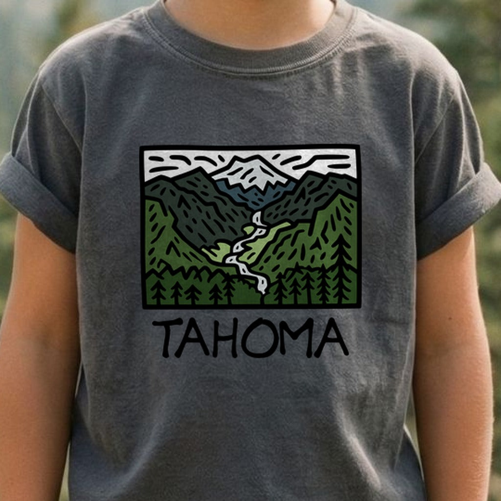 Tahoma Washington Kids Cotton T-Shirt
