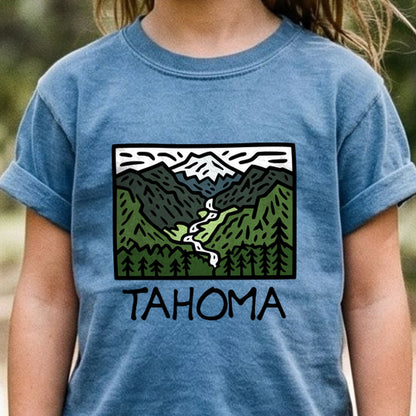 Tahoma Washington Kids Cotton T-Shirt