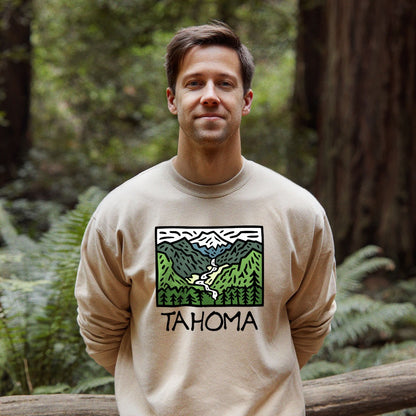 Tahoma Washington Crewneck Sweatshirt