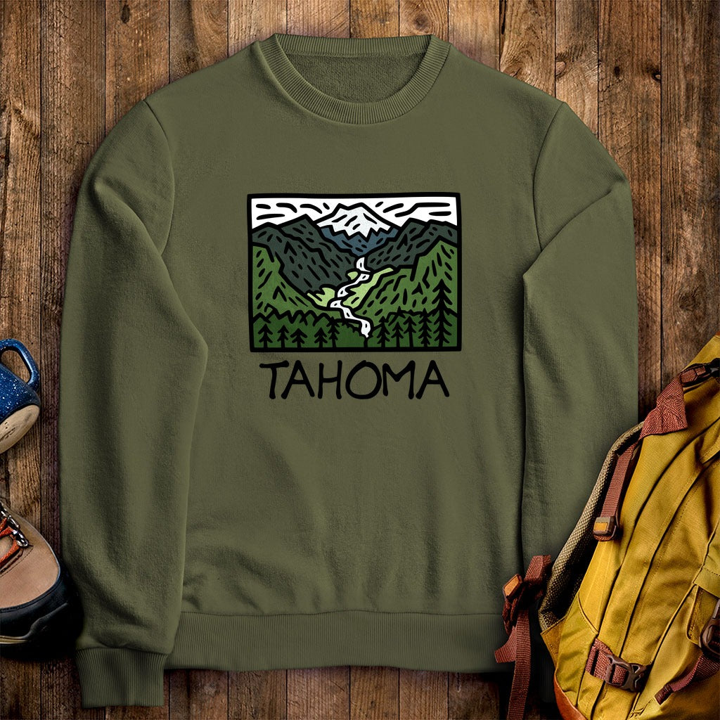 Tahoma Washington Crewneck Sweatshirt