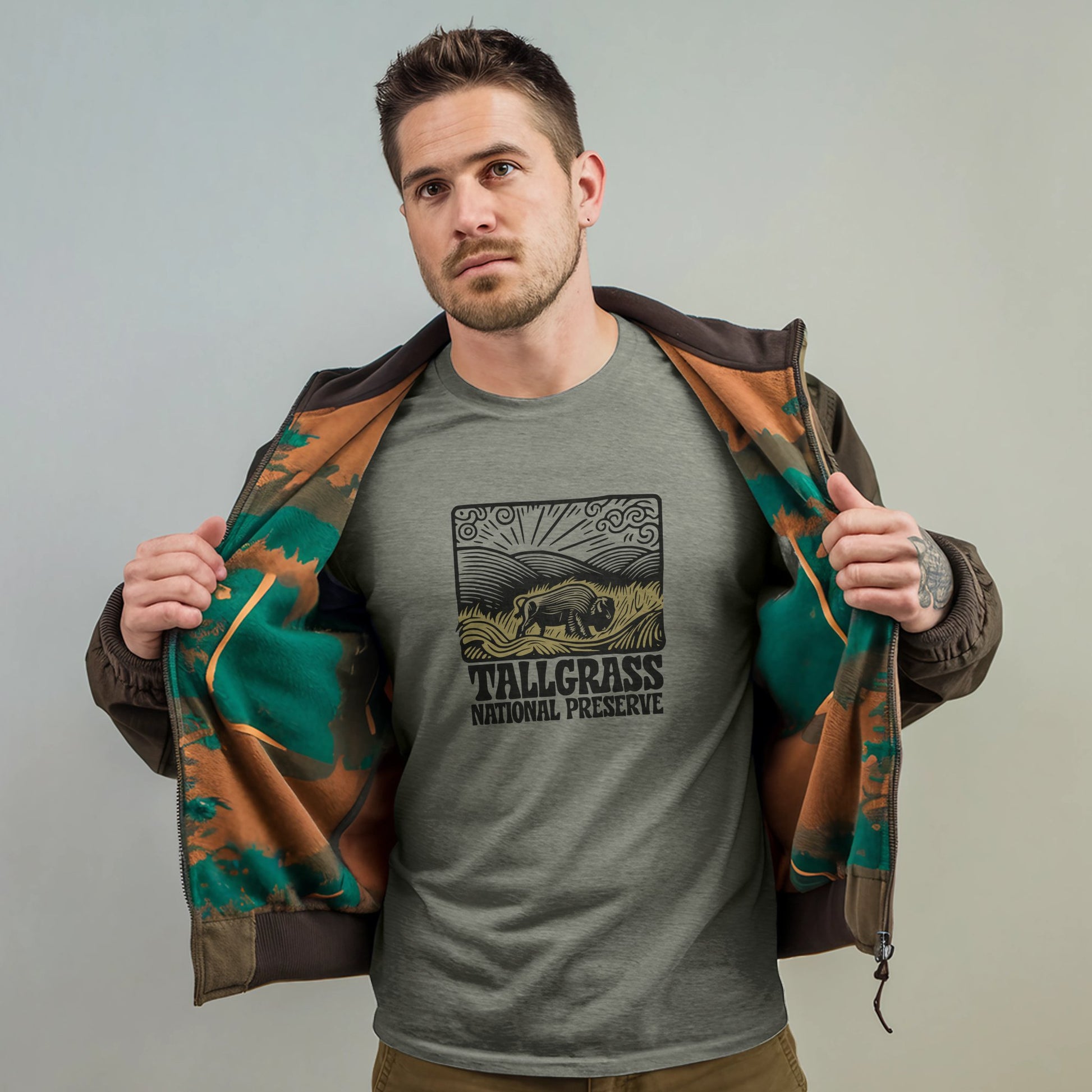 Tallgrass National Preserve T-Shirt Adventure and Outdoors Themed T-Shirt