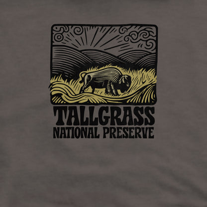 Tallgrass Prairie National Preserve Crewneck Sweatshirt Adventure and Outdoors Themed Sweatshirt