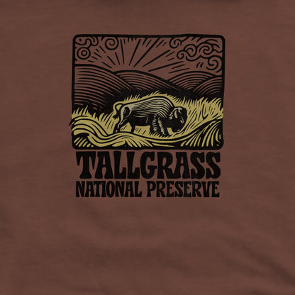 Tallgrass Prairie National Preserve Crewneck Sweatshirt Adventure and Outdoors Themed Sweatshirt