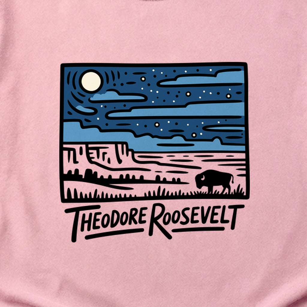 Theodore Roosevelt National Park at Night Cotton T-Shirt