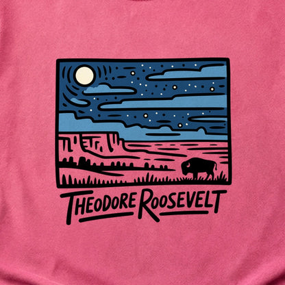 Theodore Roosevelt National Park at Night Cotton T-Shirt