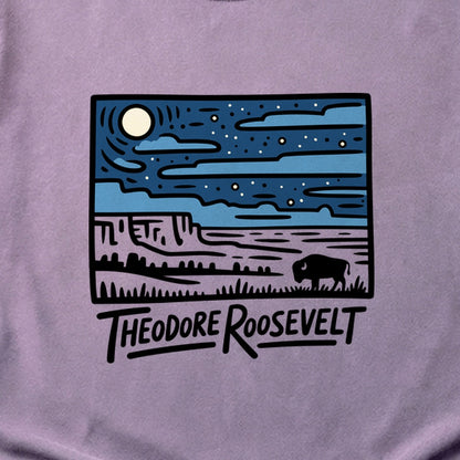 Theodore Roosevelt National Park at Night Cotton T-Shirt