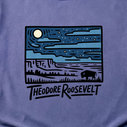 Theodore Roosevelt National Park at Night Cotton T-Shirt