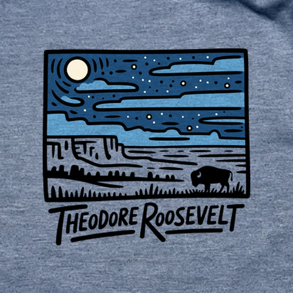 Theodore Roosevelt National Park at Night T-Shirt