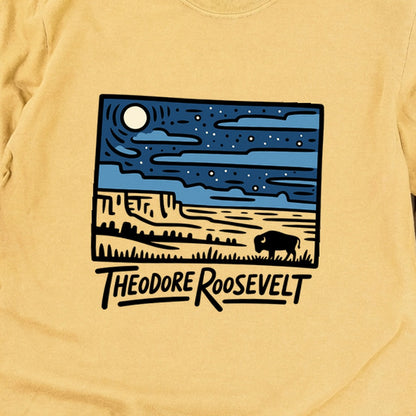 Theodore Roosevelt National Park at Night Premium Long Sleeve