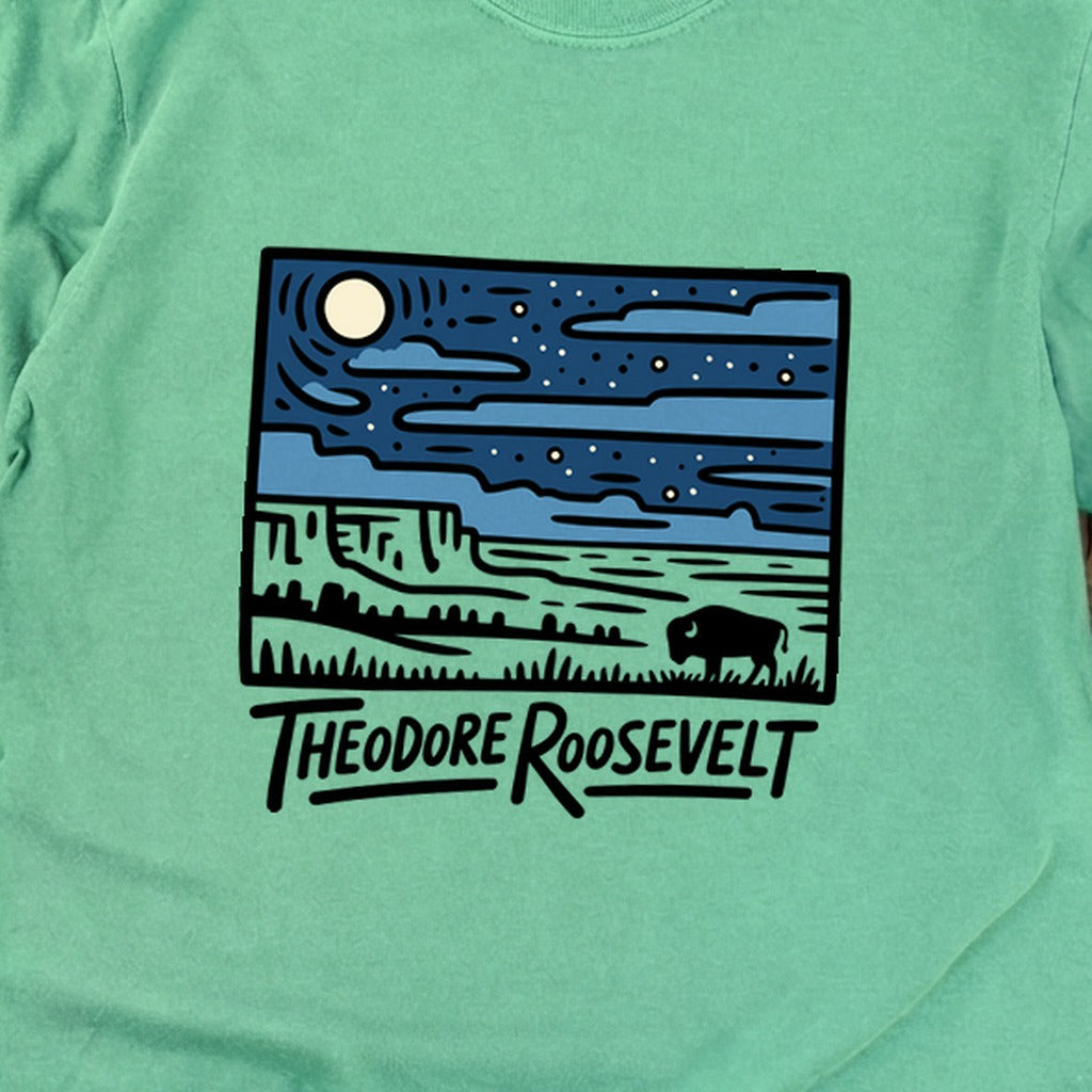 Theodore Roosevelt National Park at Night Premium Long Sleeve