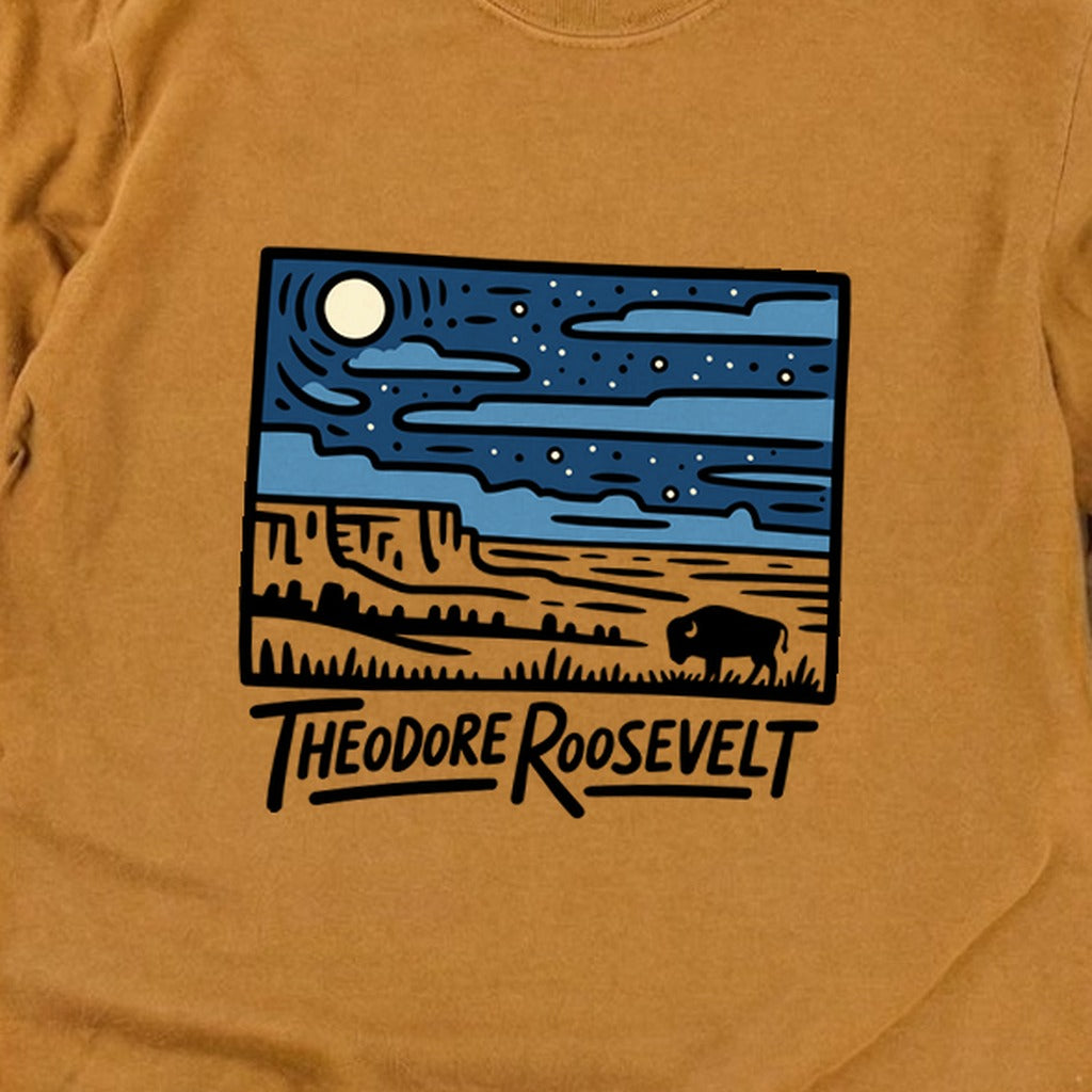 Theodore Roosevelt National Park at Night Premium Long Sleeve