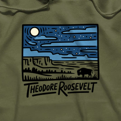 Theodore Roosevelt National Park at Night Hoodie