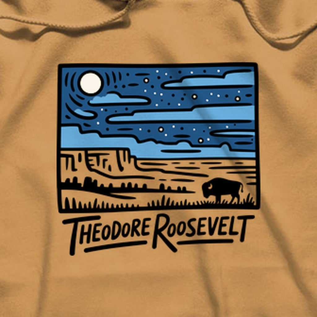 Theodore Roosevelt National Park at Night Hoodie