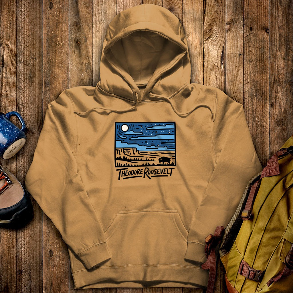 Theodore Roosevelt National Park at Night Hoodie
