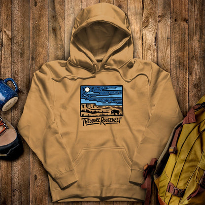 Theodore Roosevelt National Park at Night Hoodie
