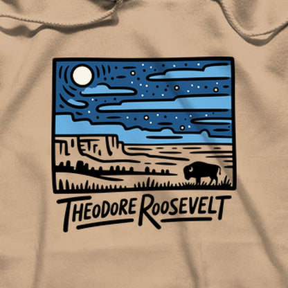 Theodore Roosevelt National Park at Night Hoodie