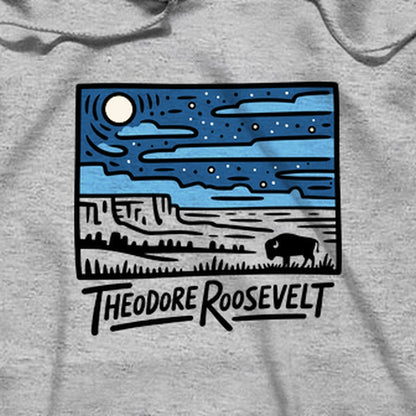 Theodore Roosevelt National Park at Night Hoodie