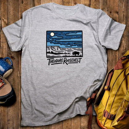 Theodore Roosevelt National Park at Night T-Shirt