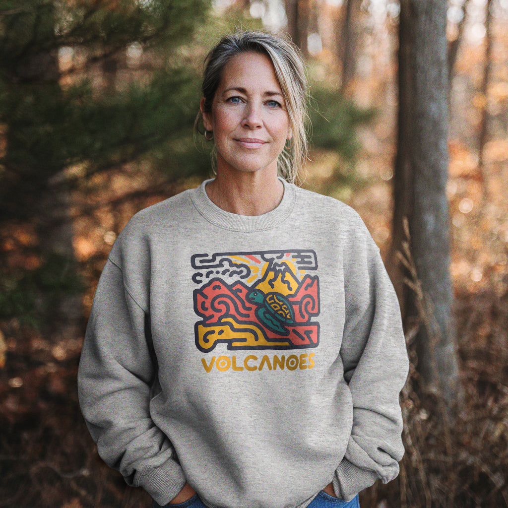 Hawai'i Volcanoes National Park Crewneck Sweatshirt Adventure and Outdoors Themed Sweatshirt