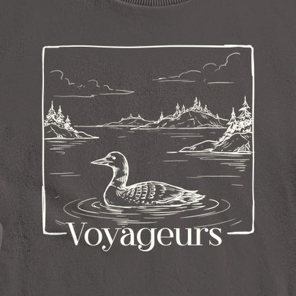 Voyageurs Line Drawing Crewneck Sweatshirt
