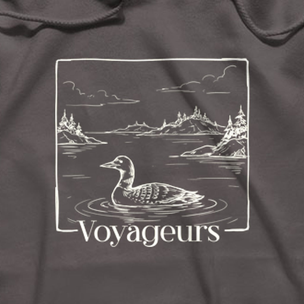 Voyageurs Line Drawing Hoodie
