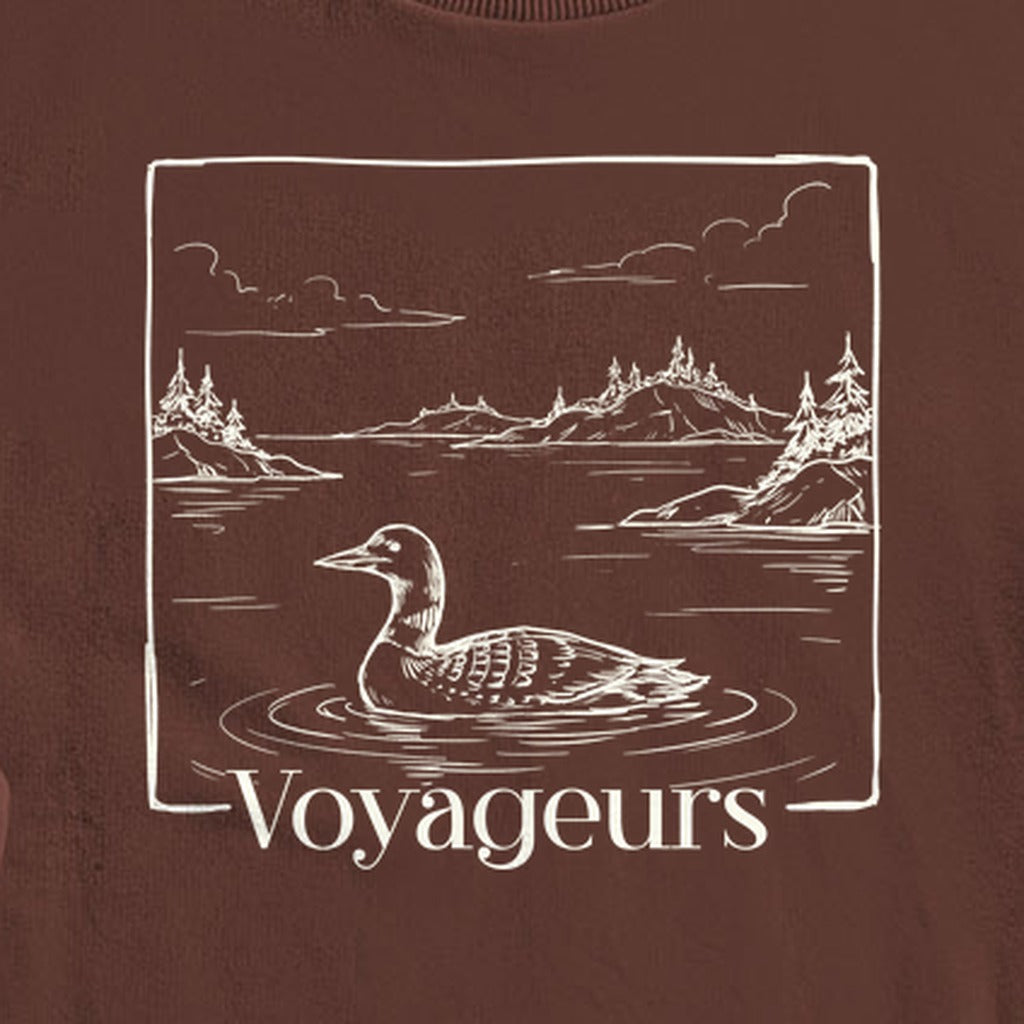 Voyageurs Line Drawing Crewneck Sweatshirt