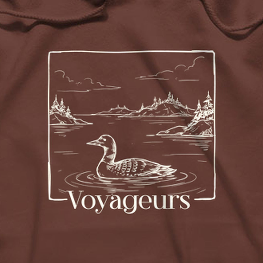 Voyageurs Line Drawing Hoodie