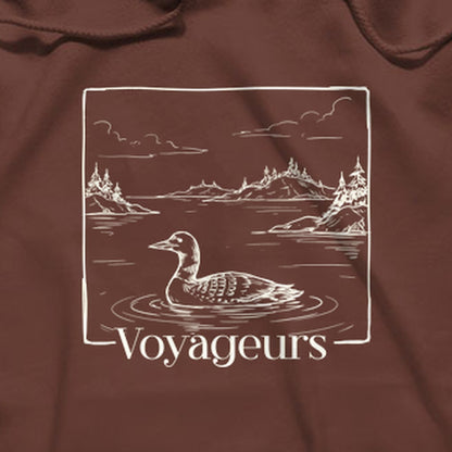 Voyageurs Line Drawing Hoodie