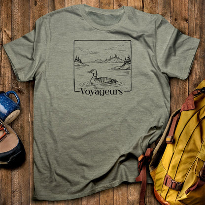 Voyageurs Line Drawing T-Shirt