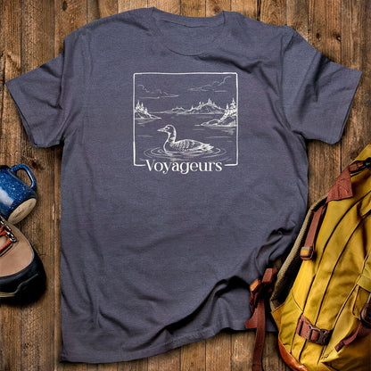 Voyageurs Line Drawing T-Shirt