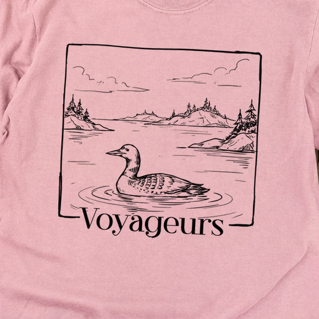 Voyageurs Line Drawing Premium Long Sleeve