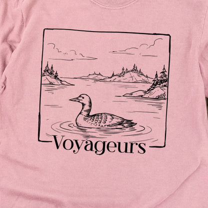 Voyageurs Line Drawing Premium Long Sleeve
