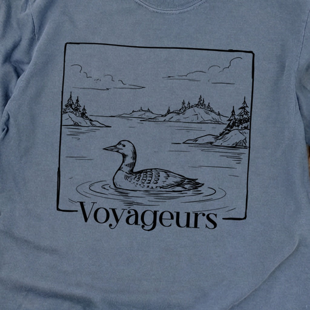 Voyageurs Line Drawing Premium Long Sleeve