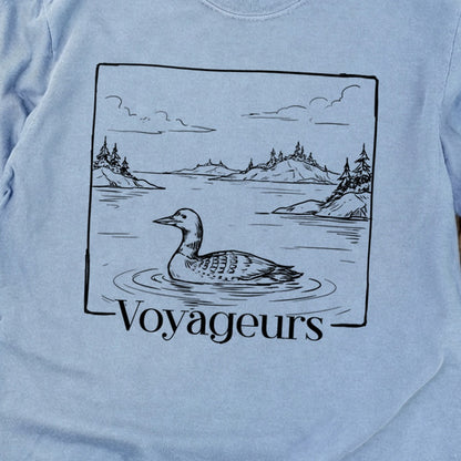 Voyageurs Line Drawing Premium Long Sleeve