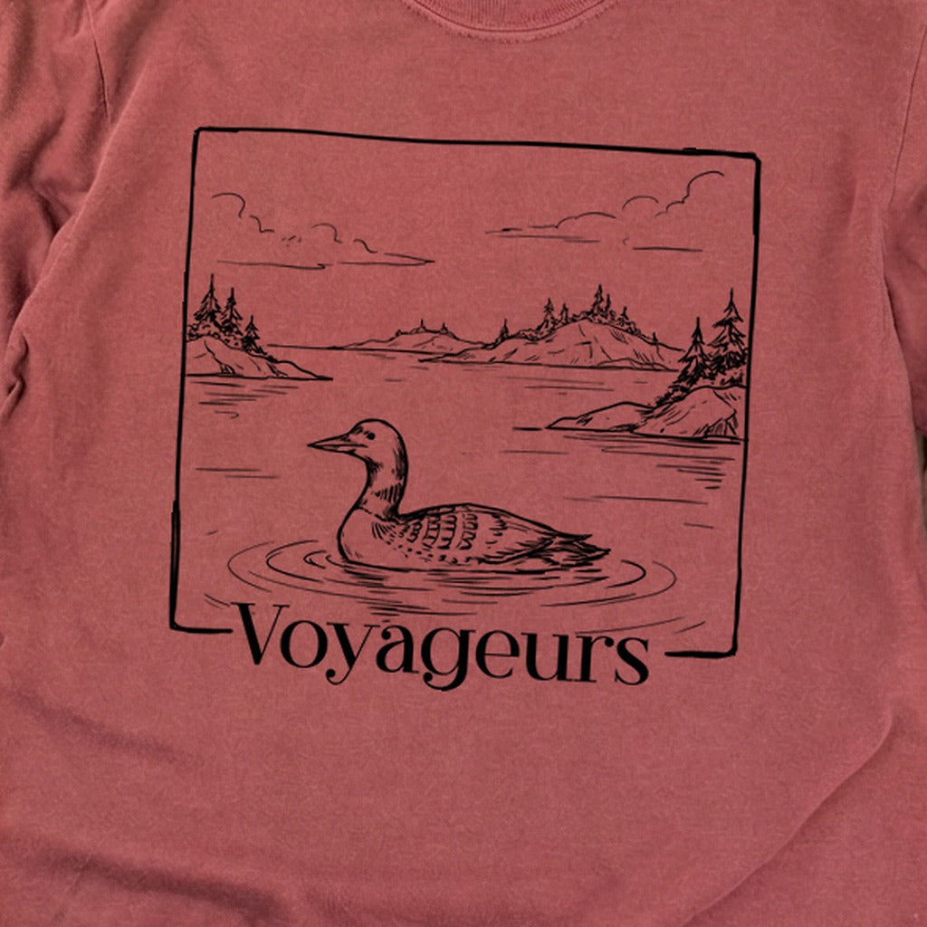 Voyageurs Line Drawing Premium Long Sleeve