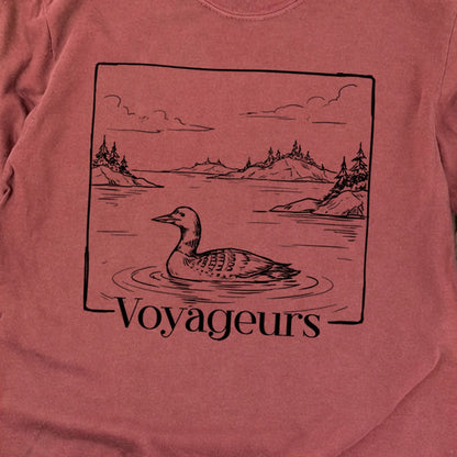Voyageurs Line Drawing Premium Long Sleeve