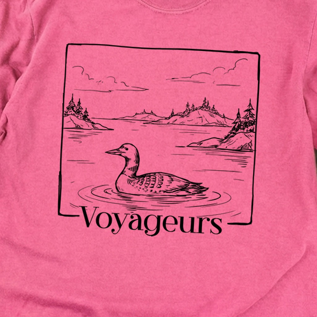 Voyageurs Line Drawing Premium Long Sleeve