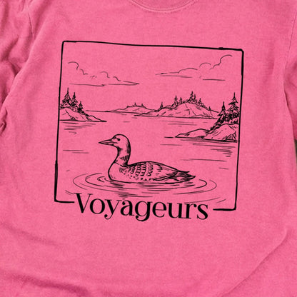 Voyageurs Line Drawing Premium Long Sleeve