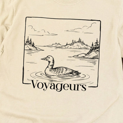 Voyageurs Line Drawing Premium Long Sleeve