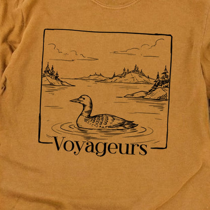 Voyageurs Line Drawing Premium Long Sleeve