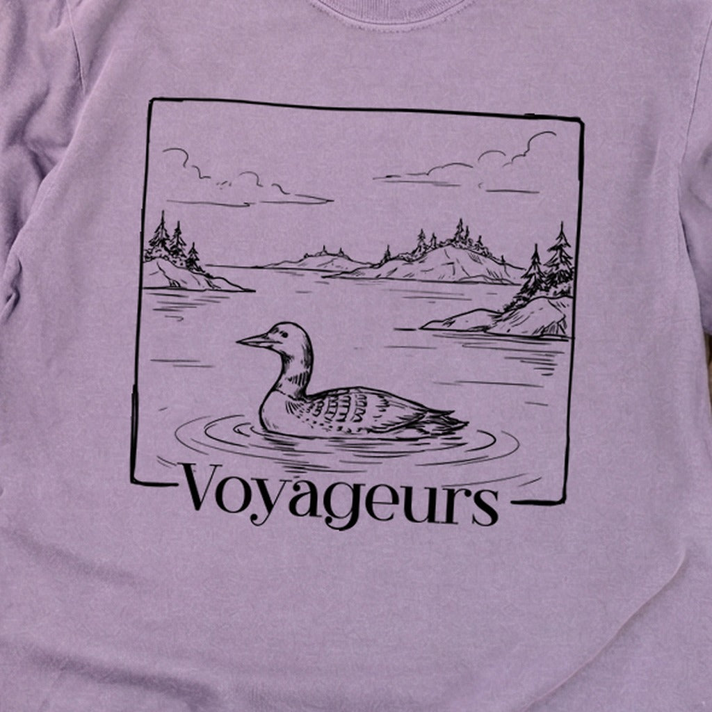 Voyageurs Line Drawing Premium Long Sleeve