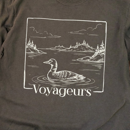 Voyageurs Line Drawing Premium Long Sleeve