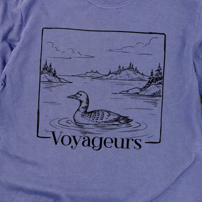 Voyageurs Line Drawing Premium Long Sleeve