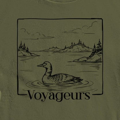 Voyageurs Line Drawing Crewneck Sweatshirt
