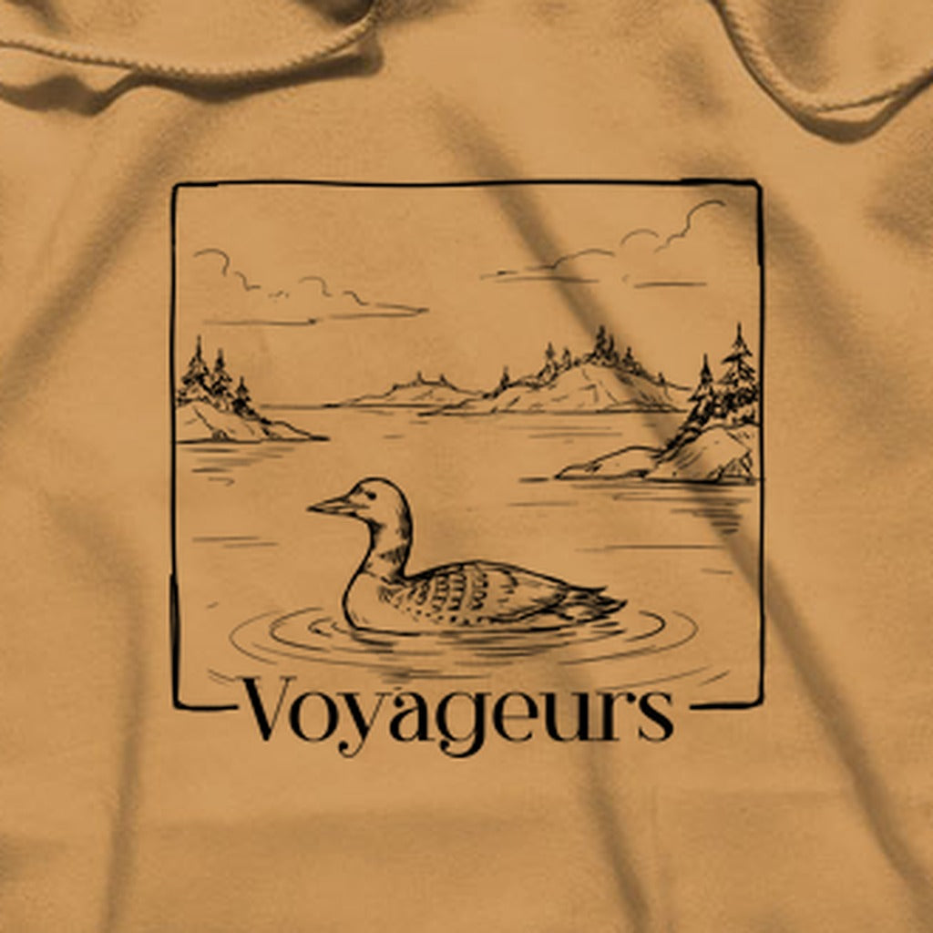 Voyageurs Line Drawing Hoodie